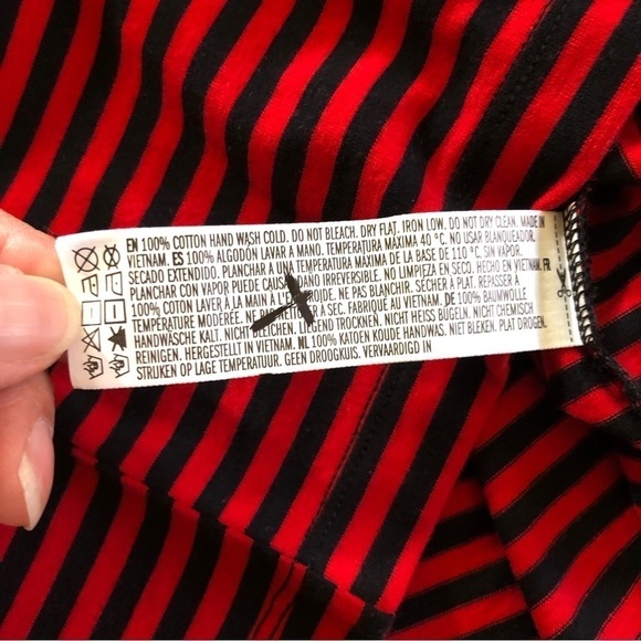 Disney x Forever 21 Mens Crewneck Striped Short Sleeves T-Shirt Size Medium - Picture 5 of 9